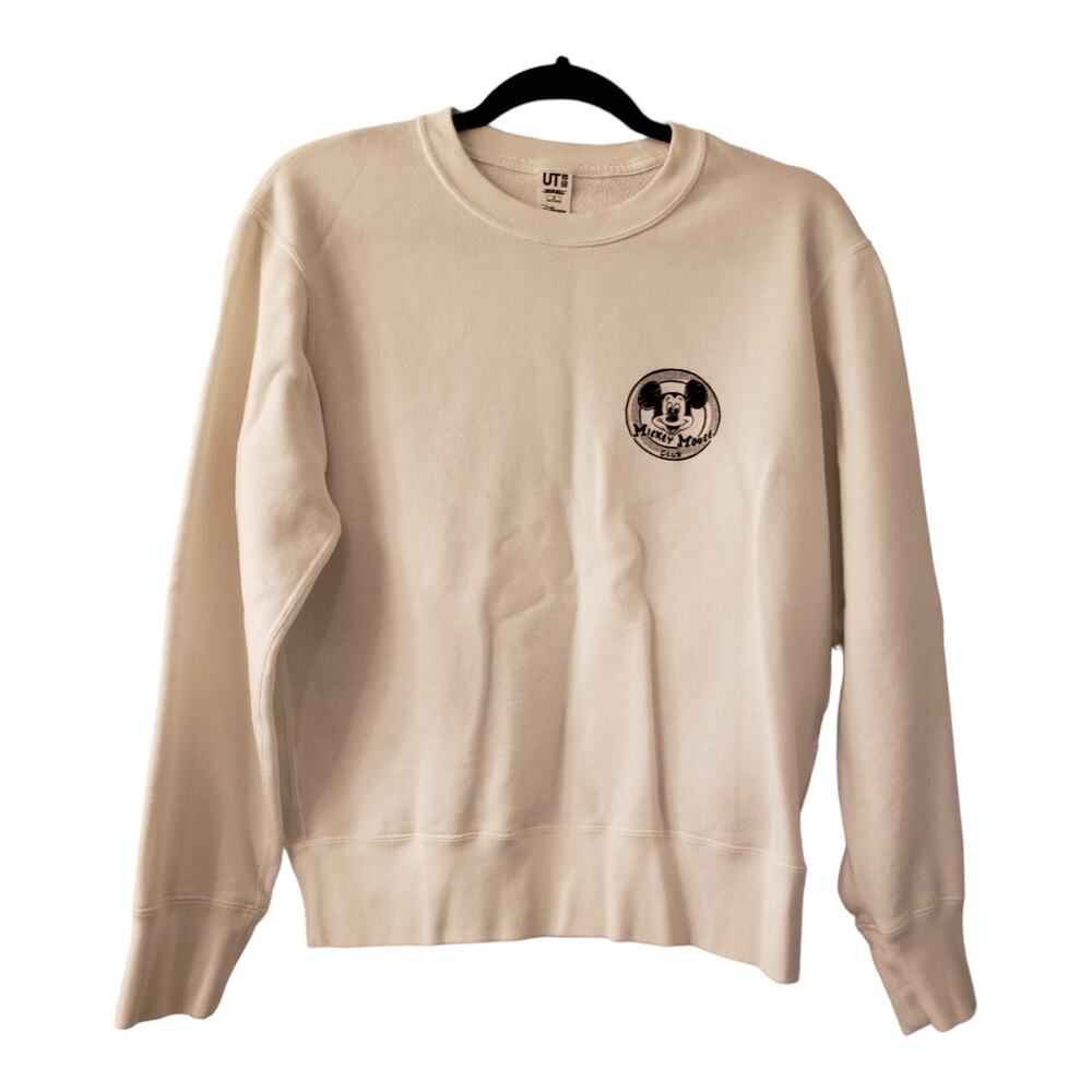 Uniqlo x Disney X Joshua Vides Sweatshirt Women's Size Small Mickey Mouse Club